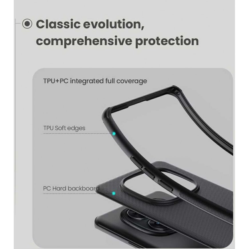 Nillkin Super Frosted PRO Magnetic Back Cover Case for Xiaomi Redmi Note 14 Pro+ 5G Black – 5