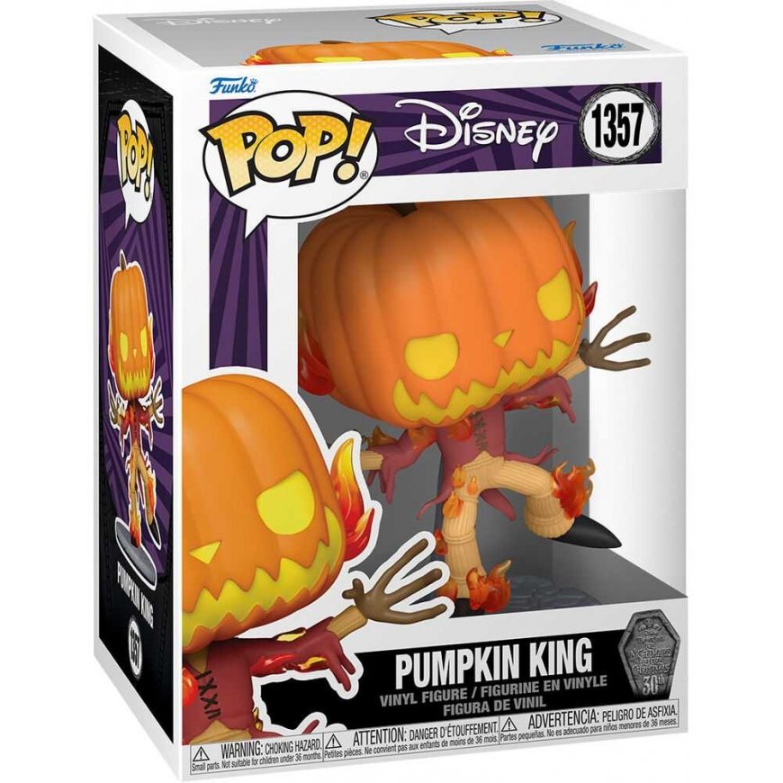 Funko POP -hahmo Disney Nightmare Before Christmas 30-vuotisjuhla Kurpitsakuningas