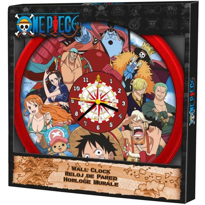 Kids Licensing One Piece -seinäkello – 2