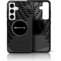 Mercedes AMG Transparent Rhombs MagSafe Samsung Galaxy S25 puhelimen kuori musta