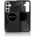 Mercedes AMG Transparent Rhombs MagSafe Samsung Galaxy S25 puhelimen kuori musta