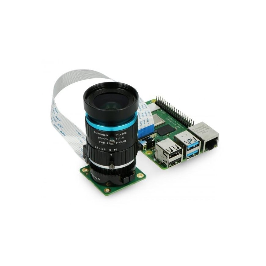 Objektyvas PT3611614M10MP C mount 16mm Raspberry Pi kamerai – 2