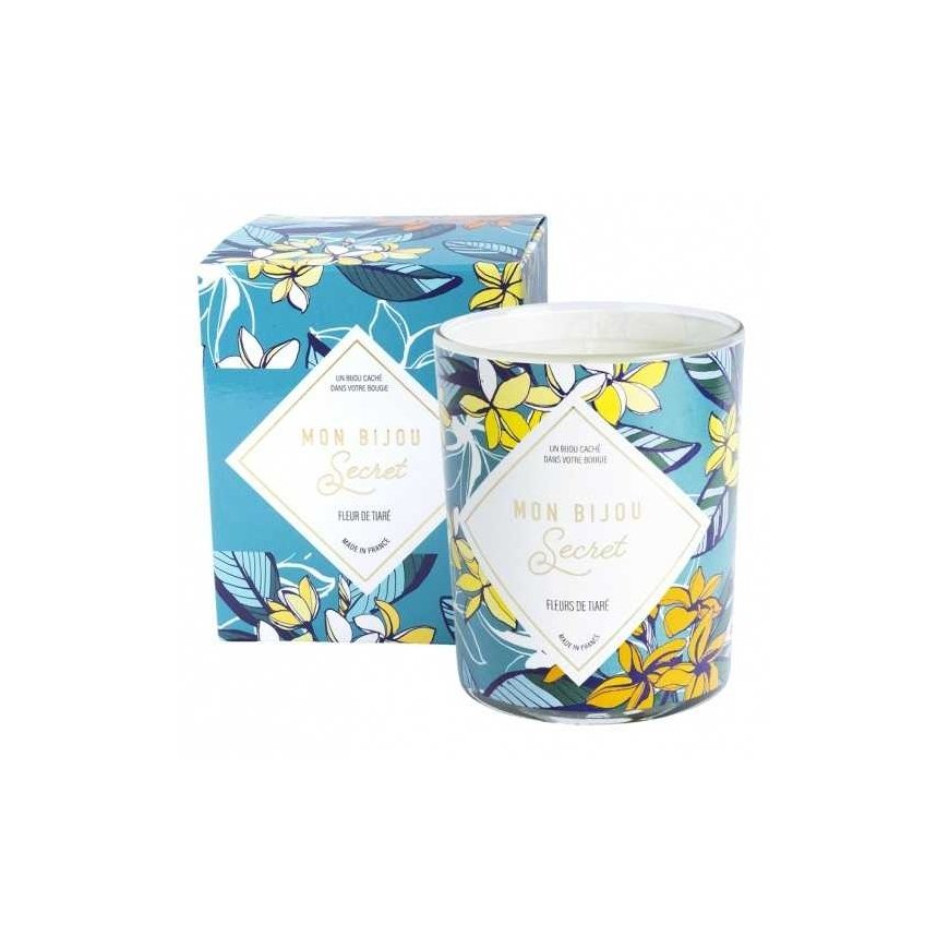 Troli scented candle 40h with gemstone Flower Tiare CCOM100 scented candle – 2