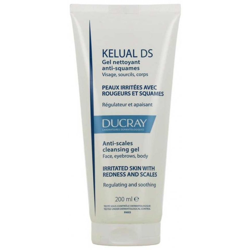 Ducray Kelual Ds puhdistusgeeli, 200 ml