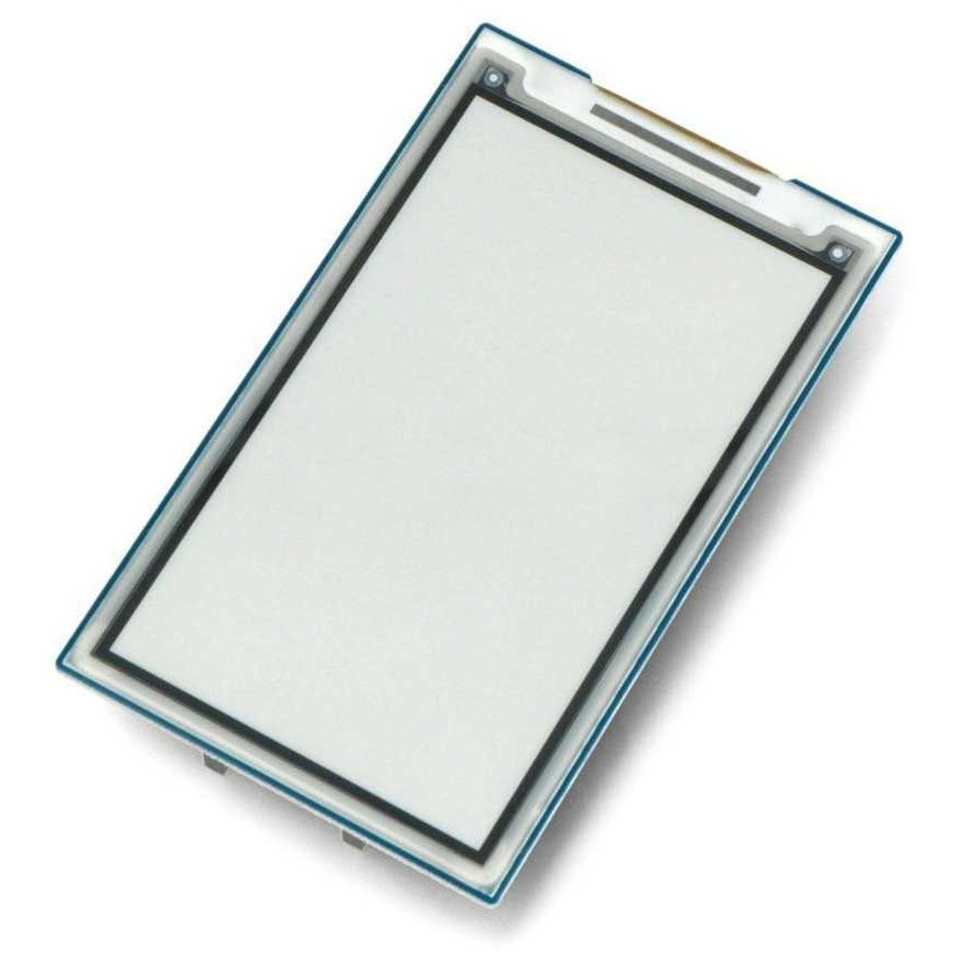 E-paper E-Ink display - 3.7” 480x280px - SPI - black and white - for Raspberry Pi Pico - Waveshare 20123