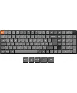 Näppäimistö Keychron K17 MAX Wireless TriMode Hot Swap QMK/VIA Gateron Low Profile Red