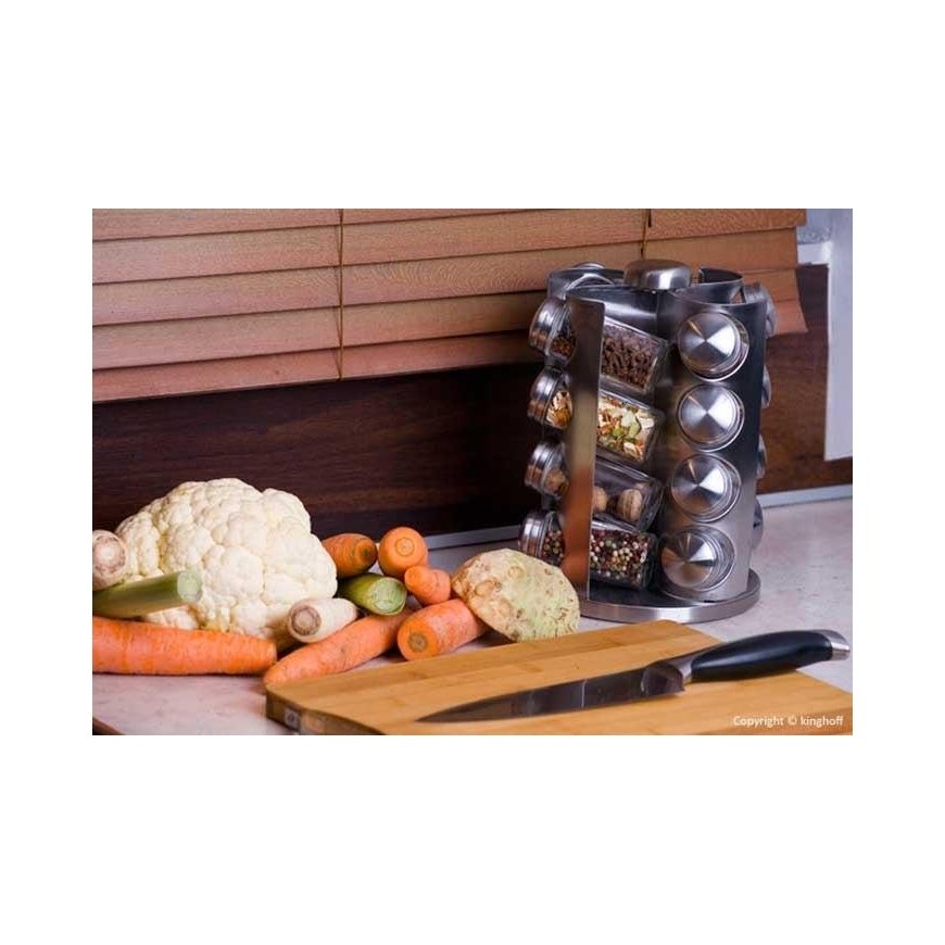 King Hoff SPICE STAND 16PCS. KINGHOFF KH-4006 – 2