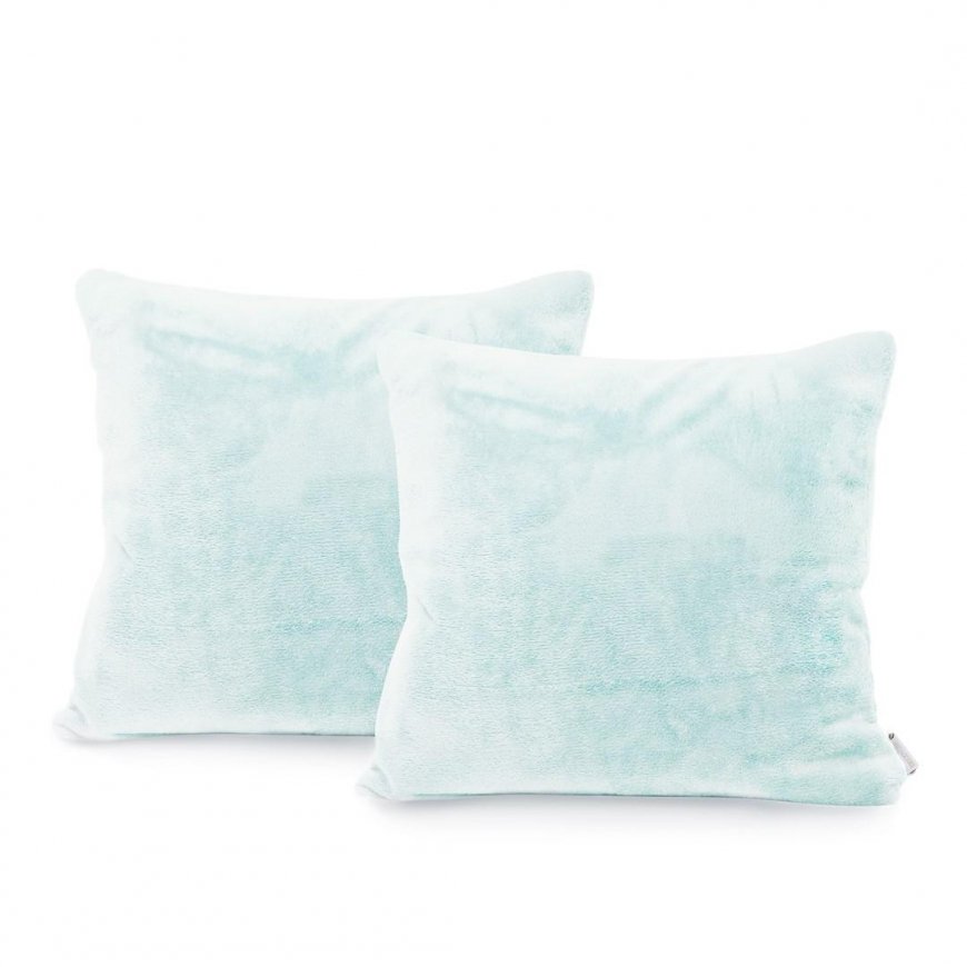 DecoKing Decorative cushion cover MIC BABYBLUE 45x45*2 – 2