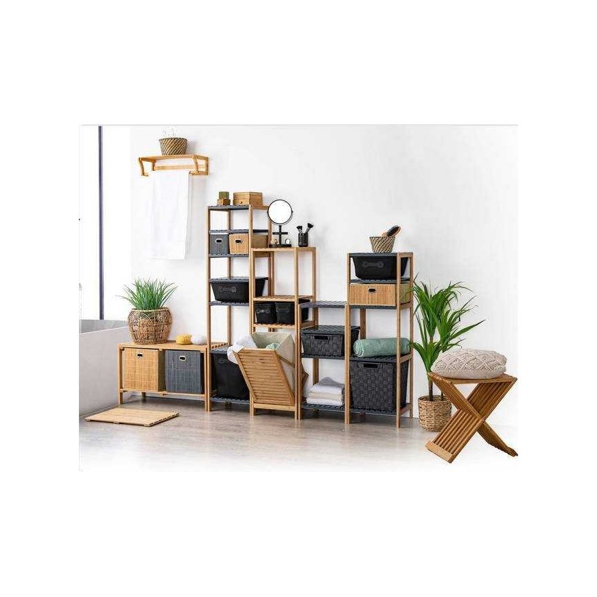 Bamboo Bamboo storage bag, universal hexagonal organizer with handles – 3