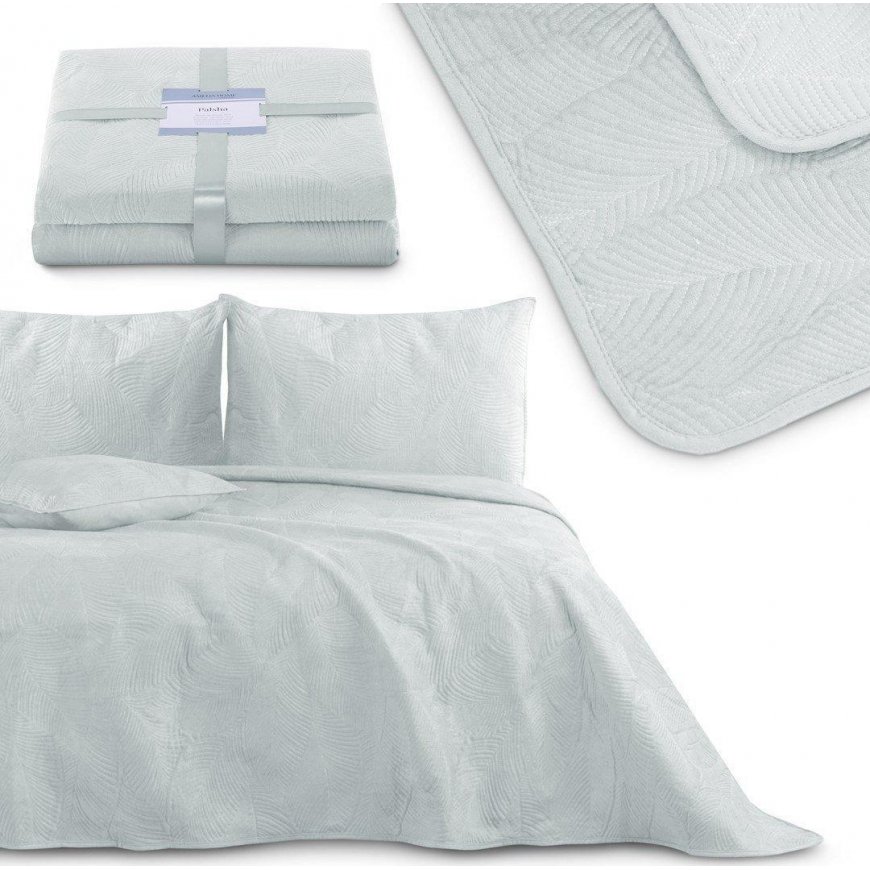 Päiväpeite AmeliaHome PALSHA 220x240 cm, väri: hopea