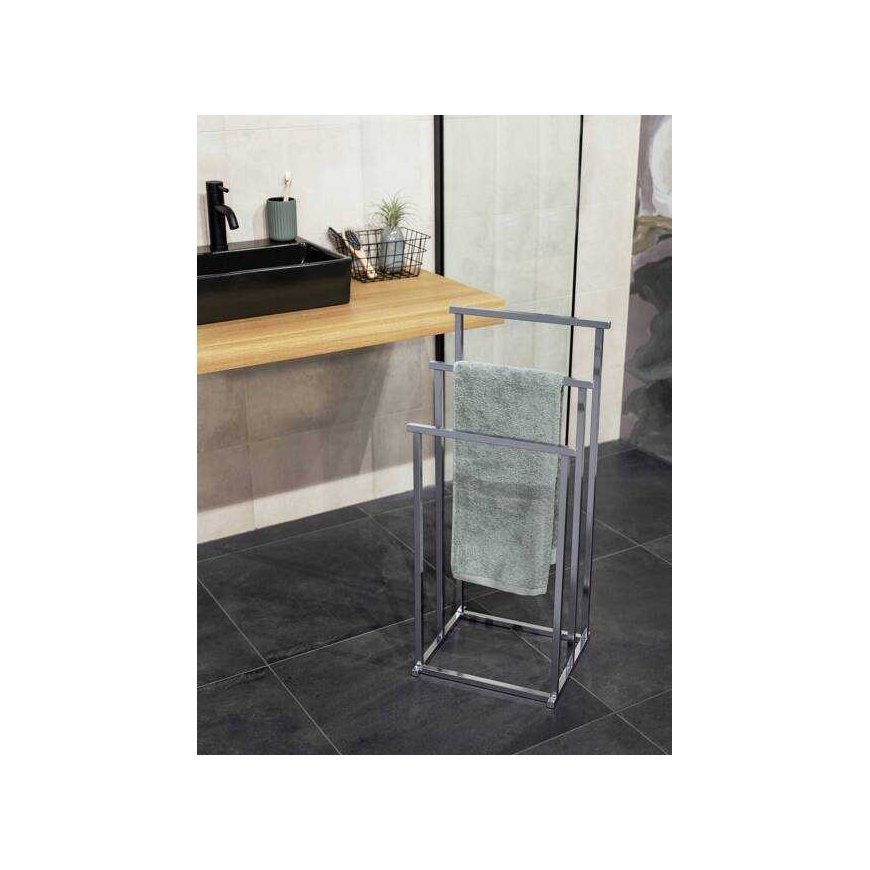 Rankšluosčių laikiklis QUADRO, chromuotas, WENKO – 3