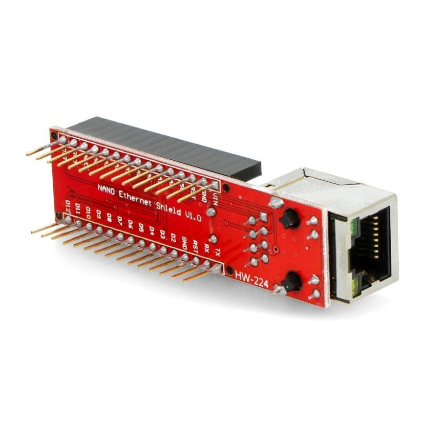 Ethernet tinklo modulio priedėlis v1.0, skirtas Arduino Nano – 5