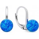 Brilio Silver Brilio Silver Charming silver earrings with synthetic opals EA681WB Brilio Silver Brilio Silver Charming silver earrings with synthetic opals EA681WB