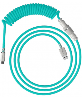 Hewlett Packard (HP) HP HyperX USB-C Coiled Cable Light Green-White