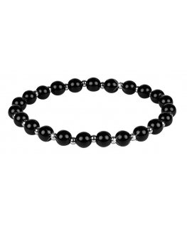 Troll Onyx Bead Bracelet