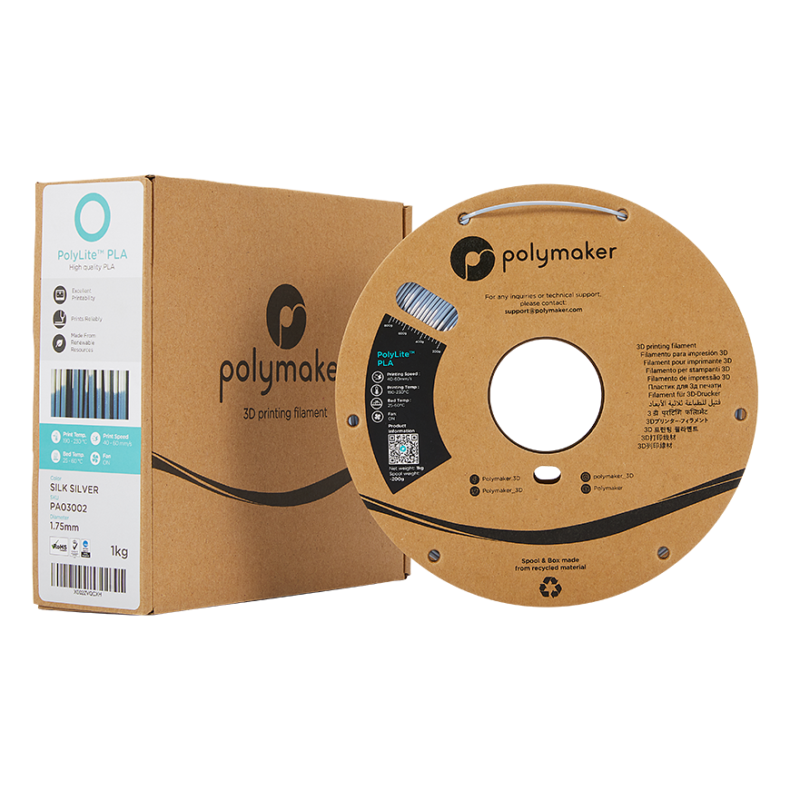 Polymaker PolyLite PLA - 1kg - 1,75mm - Silkki Hopea – 3