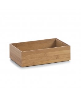 Zeller Present 13332 storage box Storage tray Rectangular Bamboo