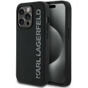 Karl Lagerfeld 3D Rubber Glitter Logo Apple iPhone 13 Pro dėklas telefonui juodos spalvos Karl Lagerfeld 3D Rubber Glitter Logo Apple iPhone 13 Pro dėklas telefonui juodos spalvos