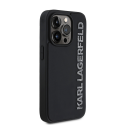 Karl Lagerfeld 3D Rubber Glitter Logo Apple iPhone 13 Pro phone case black Karl Lagerfeld 3D Rubber Glitter Logo Apple iPhone 13 Pro phone case black