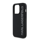 Karl Lagerfeld 3D Rubber Glitter Logo Apple iPhone 13 Pro puhelimen kuori musta Karl Lagerfeld 3D Rubber Glitter Logo Apple iPhone 13 Pro puhelimen kuori musta