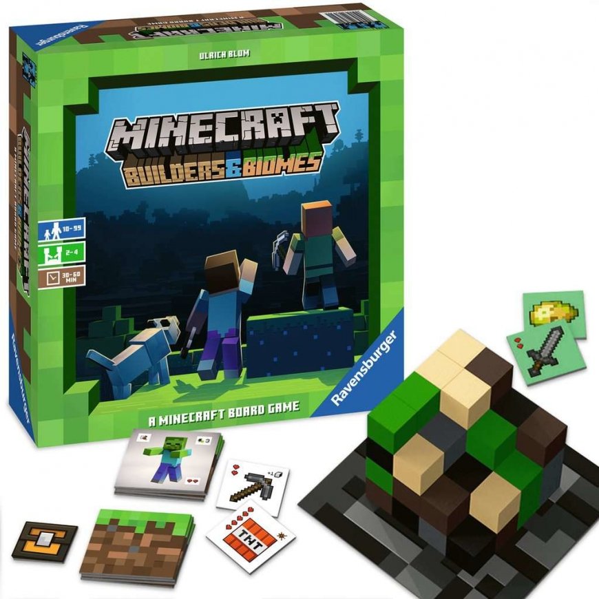 Ravensburger Minecraft Builders & Biomes Lauamäng Plaatide baasil – 4