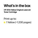 HP 201A Yellow Original LaserJet Toner Cartridge HP 201A Yellow Original LaserJet Toner Cartridge