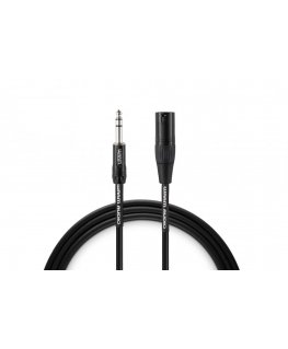 Warm Audio PRO-XLRM-TRSM-3 audiokaabel 0,9 m XLR 6.35mm TRS Must