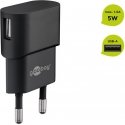 Goobay USB Charger (5 W) Black Goobay USB Charger (5 W) Black