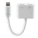 4smarts Audio and Charging Splitter Lightning Išmanusis telefonas, Planšetinis kompiuteris Balta USB