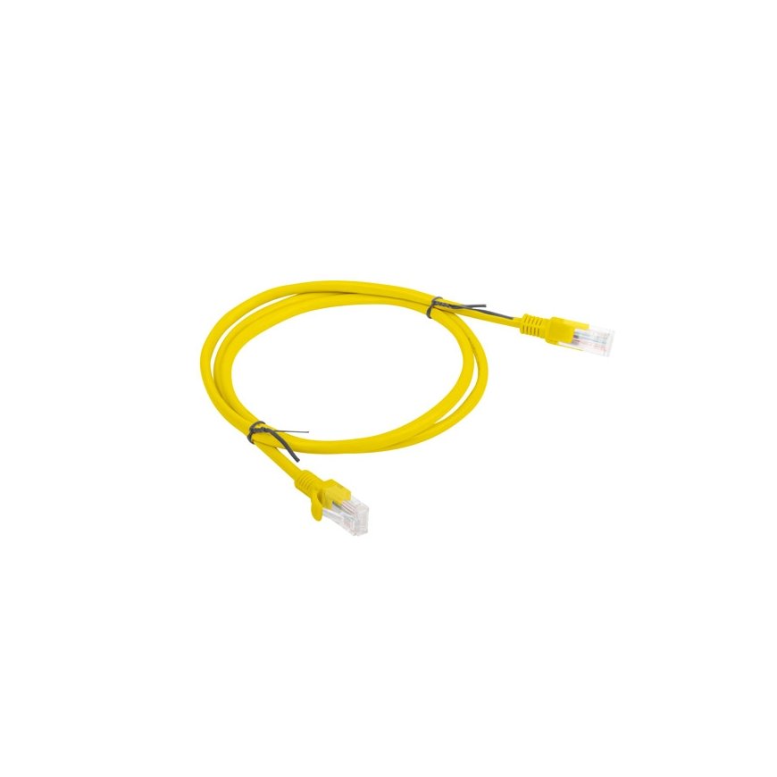 Lanberg PCU6-10CC-0100-Y сетевой кабель Желтый 1 m Cat6 U/UTP (UTP)