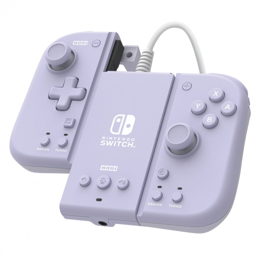 Hori Split Pad Compact Attachment Set Lavender Purppura Pad-ohjain Nintendo Switch, Nintendo Switch