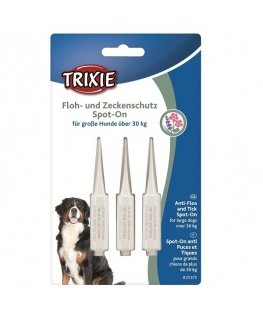 Flea and tick protection drops for dogs : Trixie Spot On flea an