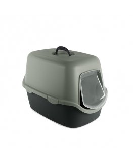 Cat toilet closed Cathy 56x40x40cm grey|green