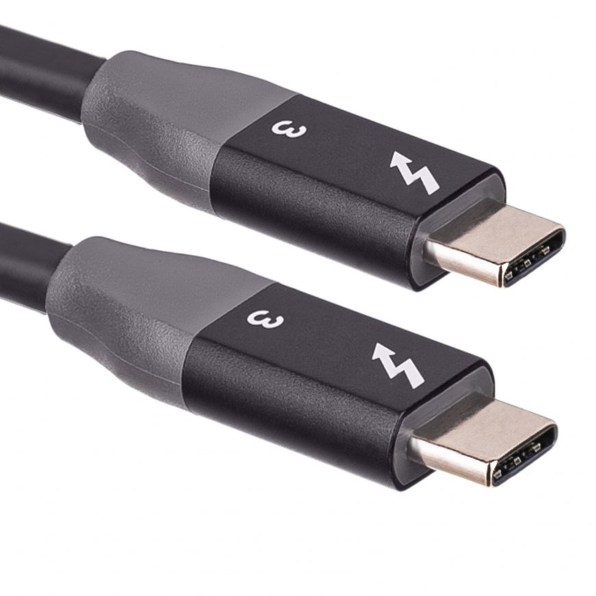 Akyga AK-USB-34 USB кабель Thunderbolt 3 1,5 m USB C Черный – 2