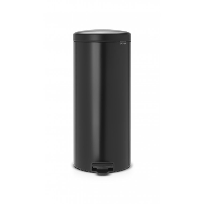 Brabantia Pedal Bin newIcon Apaļš Melns