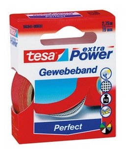 TESA 56341-00031 kancelejas piederumu lente 2,75 m Sarkans