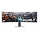 Samsung G93SC tietokoneen litteä näyttö 124,5 cm (49") 5120 x 1440 pikseliä Dual QHD OLED Hopea