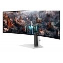 Samsung G93SC kompiuterio monitorius 124,5 cm (49") 5120 x 1440 pikseliai Dual QHD OLED Sidabras