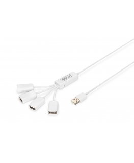 Digitus DA-70216 keskitin 480 Mbit/s Valkoinen