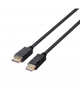 Deltaco DP8K-1040-LSZH DisplayPort kabelis 4 m Melns