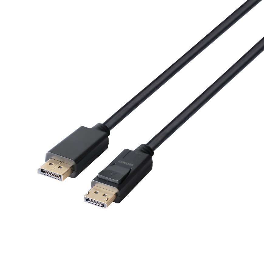 Deltaco DP8K-1040-LSZH DisplayPort kabelis 4 m Melns