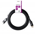 Deltaco DP8K-1040-LSZH DisplayPort kabelis 4 m Melns Deltaco DP8K-1040-LSZH DisplayPort kabelis 4 m Melns