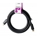 Deltaco DP8K-1040-LSZH DisplayPort kabelis 4 m Melns Deltaco DP8K-1040-LSZH DisplayPort kabelis 4 m Melns