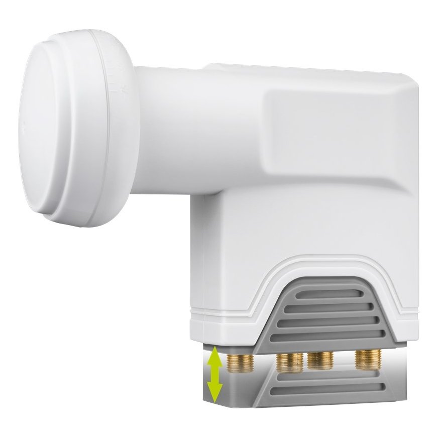 Goobay 67271 madala müratasemega plokkmuundur (LNB) Hall, Valge – 4