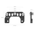 SmallRig MD4019 camera bracket Aluminium, Stainless steel