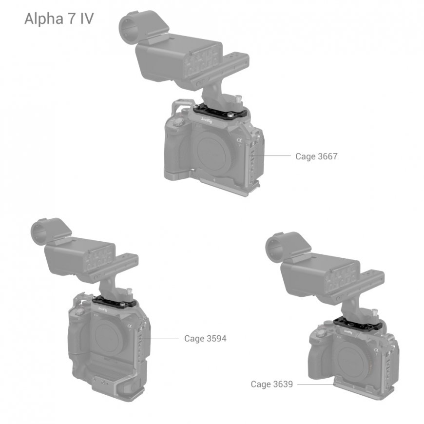 SmallRig MD4019 kamerateline Alumiini, Ruostumaton teräs – 3