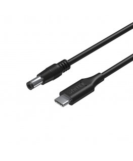 UNITEK C14116BK-1.8M virtajohto musta 1,8 m USB C DC