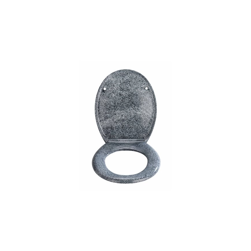 WENKO 18902100 toilet seat Hard toilet seat Duroplast Grey – 2