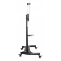 Gembird Height adjustable TV floor stand with caster wheels, 60'' - 100'' Gembird Height adjustable TV floor stand with caster wheels, 60'' - 100''