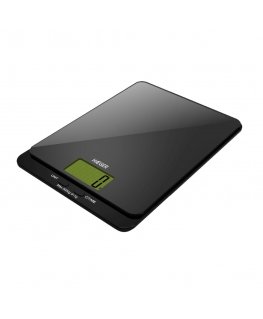 Haeger KS-005.007A virtuves svari Melns Novietojams uz galda Taisnstūris Elektroniskie virtuves svari
